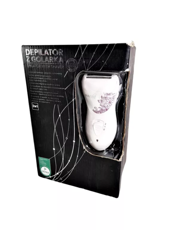 DEPILATOR Z GOLARKĄ BEAUTY LINE ZESTAW
