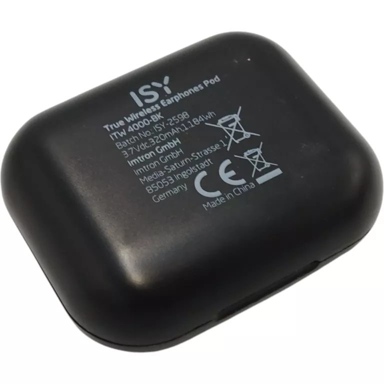 SŁUCHAWKI BEZPRZEWODOWE DOUSZNE ISY ITW-4000-BK