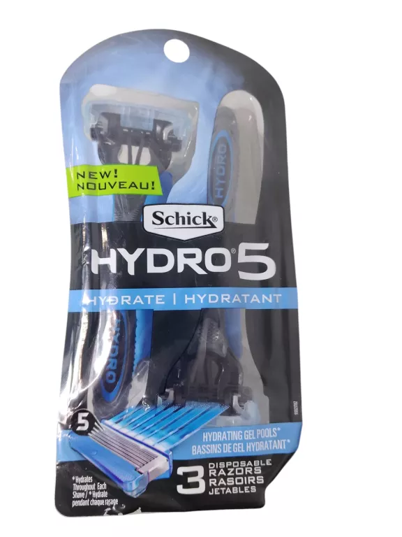 MASZYNKI SCHICK HYDRO 5 USA 3-PAK