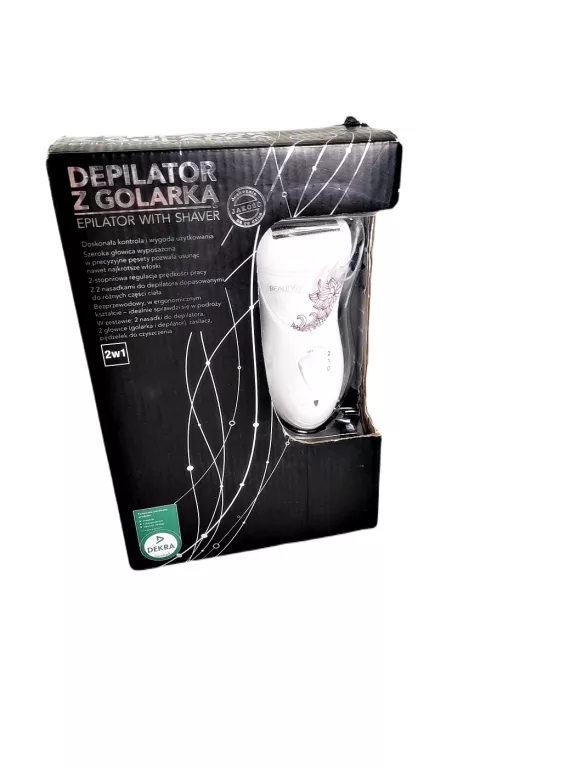 DEPILATOR Z GOLARKĄ BEAUTY LINE ZESTAW