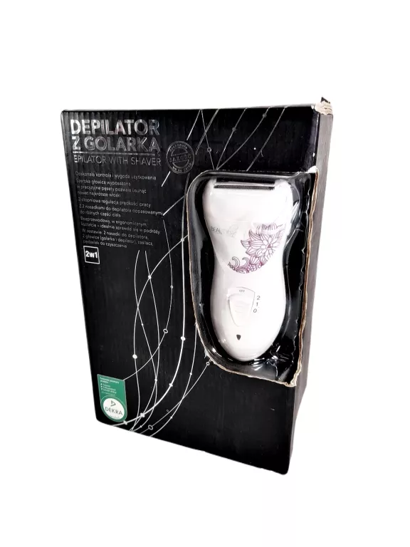 DEPILATOR Z GOLARKĄ BEAUTY LINE ZESTAW