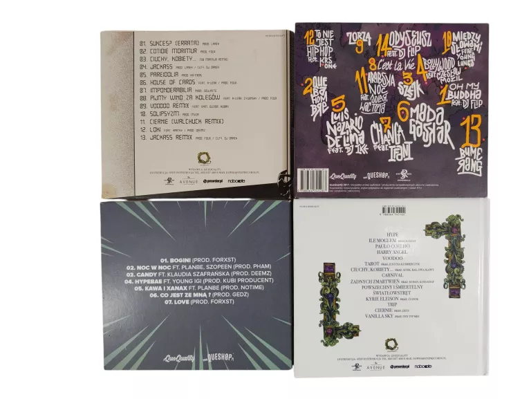 ZESTAW PŁYT CD QUEBONAFIDE (EROTYKA, DLA FANEK EUFORII, ...)
