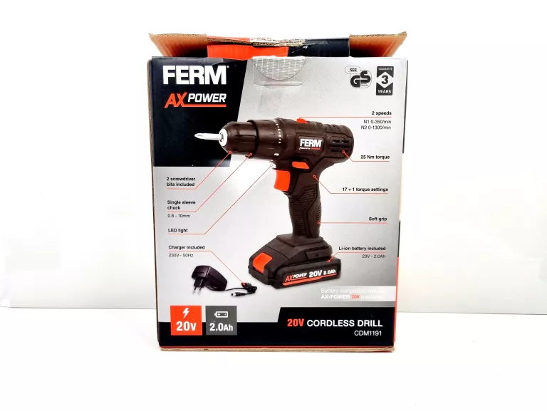 WIERTARKA FERM AXPOWER 20V 2.0AH