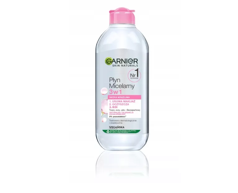 GARNIER PŁYN MICELARNY DO DEMAKIJAŻU 3W1 DLA SKÓRY WRAŻLIWEJ 400 ML