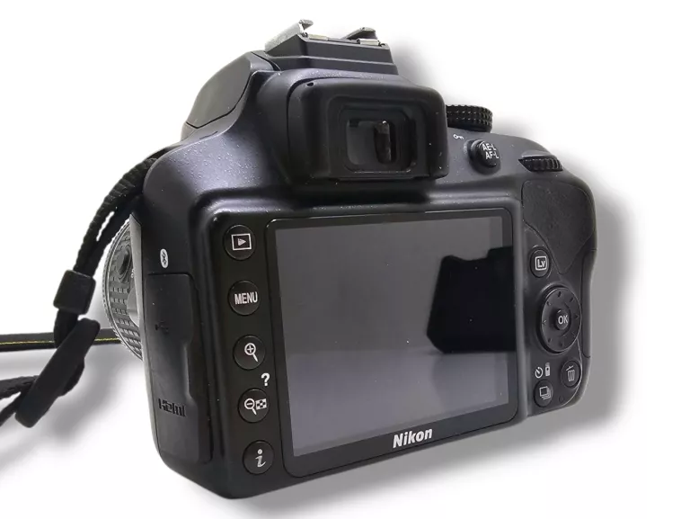 BODY NIKON D3400/PREBIEG 3093/OBIEKTYW NIKON DX AF-P/ŁADOWARKA DO AKU
