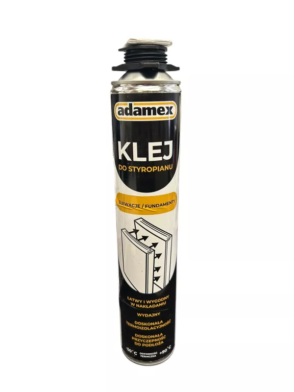 PIANO KLEJ DO STYROPIANU XPS EPS WEŁNY 750 ML PIANKA ADAMEX