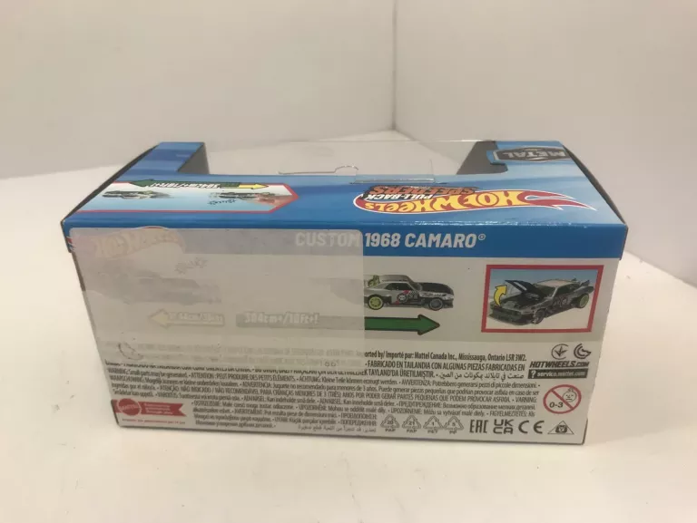 HOTWHEELS PULL-BACK SPEEDERS CUSTOM 1968 CAMARO