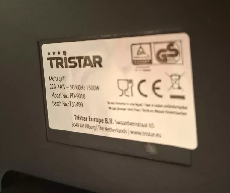 MULTI GRIL-PD 9010 TRISTAR 1500W