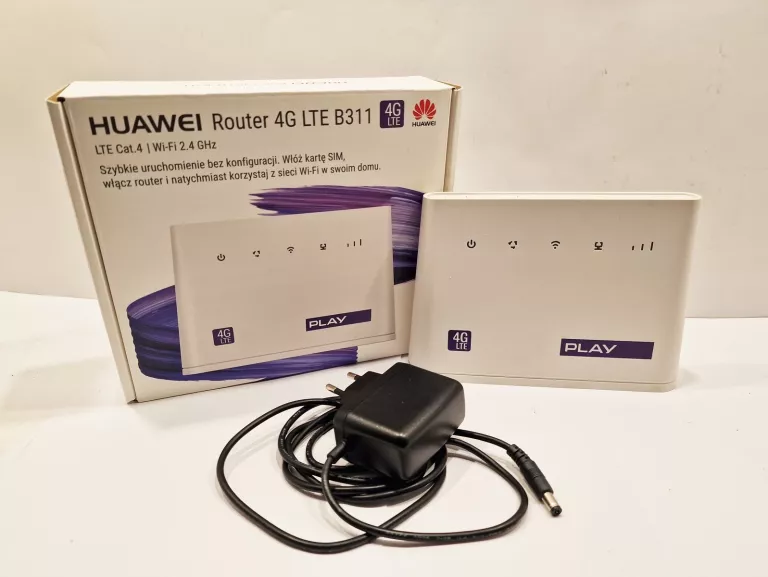 ROUTER HUAWEI 4G LTE B311 B311S-220 KOMPLET
