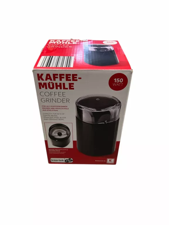 MŁYNEK ELEKTRYCZNY KAUFLAND NN-KM-01 150 W CZARNY