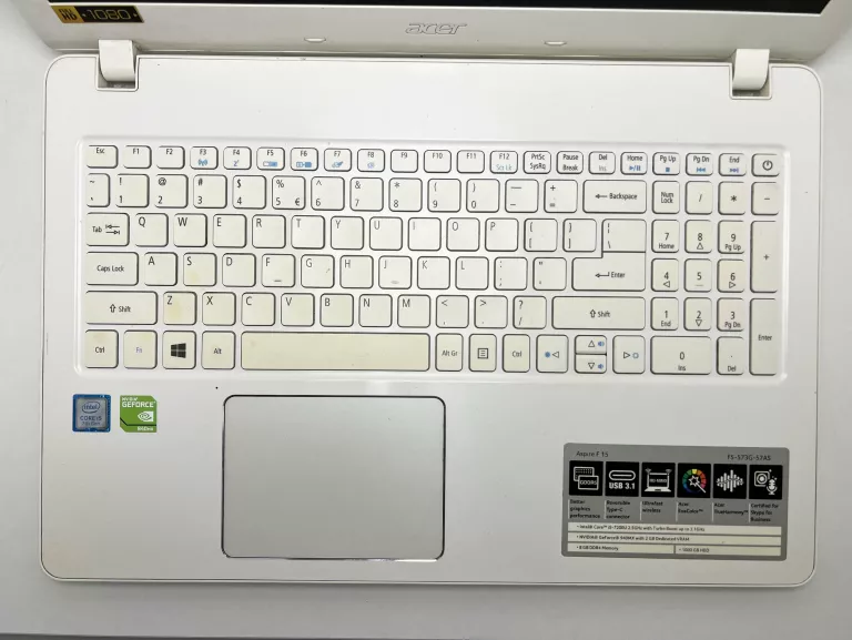 LAPTOP ACER ASPIRE F5-573G | I5-7200U | 8GB | 1TB HDD | 940MX | USZK. BATE