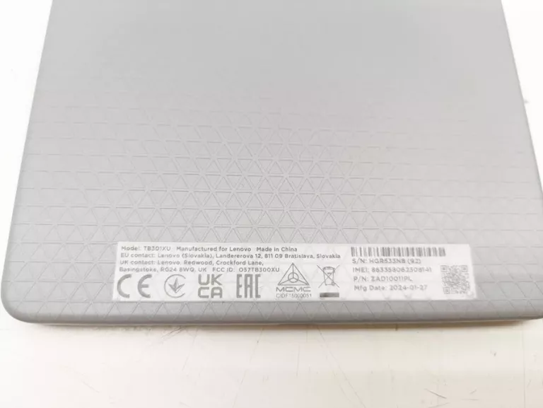 TABLET LENOVO TAB M8 TB301XU 4 GEN 3GB/32GB