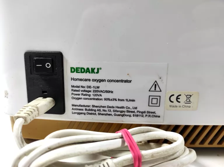 KONCENTRATOR TLENU PRZENOŚNY DEDAKJ DE-1LW