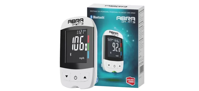GLUKOMETR ABRA SMART BT Z NAKŁUWACZEM