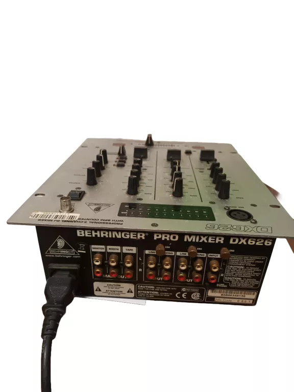 DX626 PRO MIXER 3-KANAŁOWY MIKSER DJ-SKI