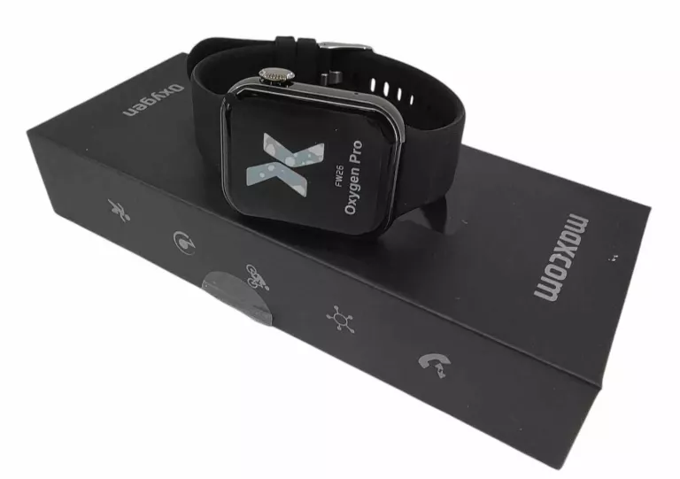 SMARTWATCH MAXCOM FW26 OXYGEN PRO CZARNY