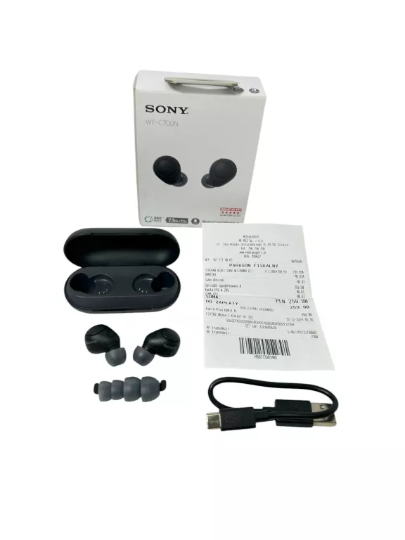 SŁUCHAWKI BLUETOOTH SONY YY2968 WF-C700N