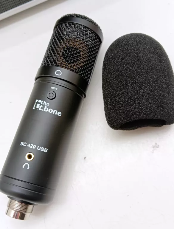 MIKROFON POJEMNOŚCIOWY STUDYJNY THE T.BONE SC 420 USB AKCESORIA, WALIZKA