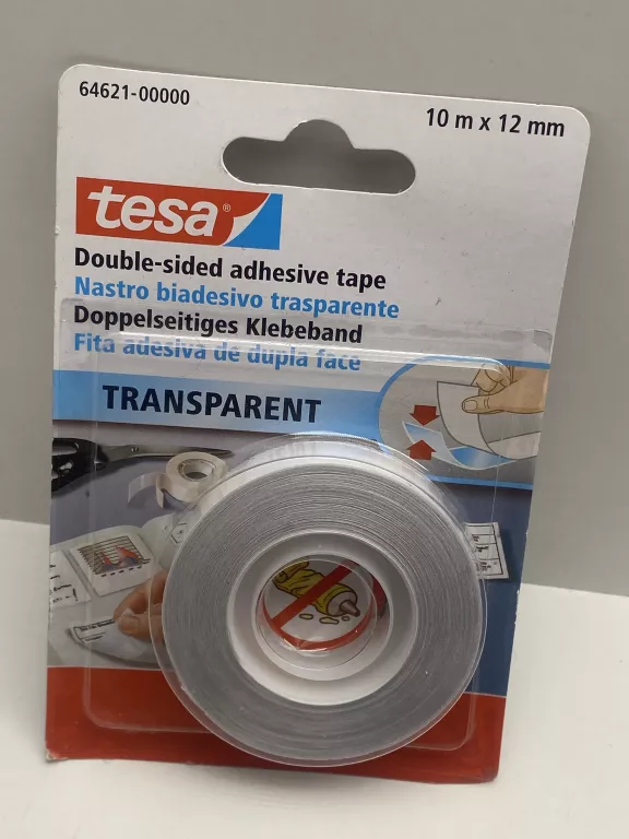 TAŚMA DWUSTRONNA TESA 10MX12MM 6462
