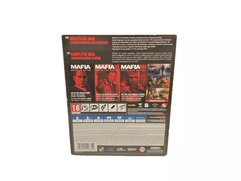 GRA PS4 MAFIA TRILOGY WERSJA PL | 18+