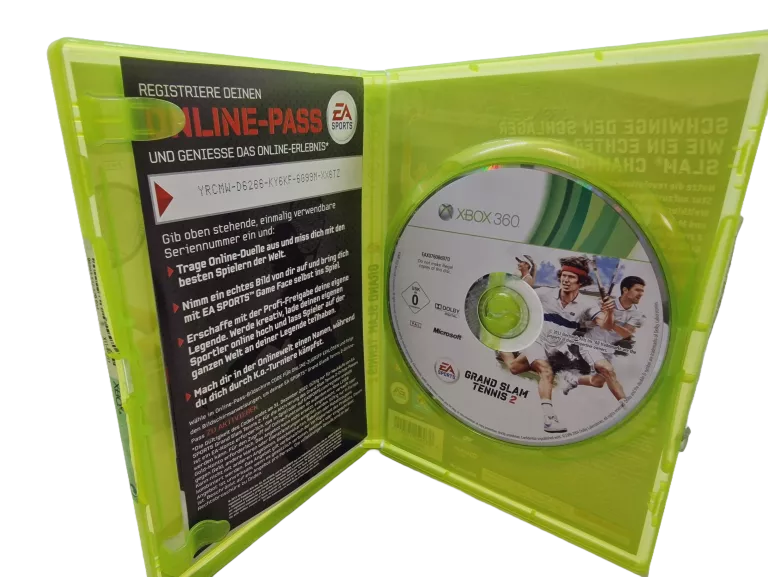 GRA NA XBOX 360 GRAND SLAM TENNIS 2
