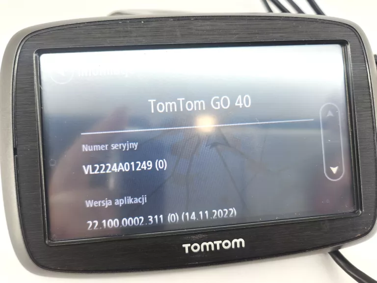 NAWIGACJA SAMOCHODOWA TOMTOM GO 40 MAPY EUROPY