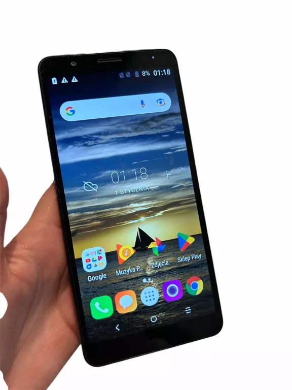 TELEFON ALKATEL 3C KOMPLET ŁADOWARKA + SŁUCHAWKI
