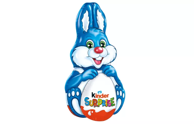 KINDER ZAJĄCZEK WIELKANOCNY FIGURKA Z JAJKIEM NIESPODZIANKĄ 75G
