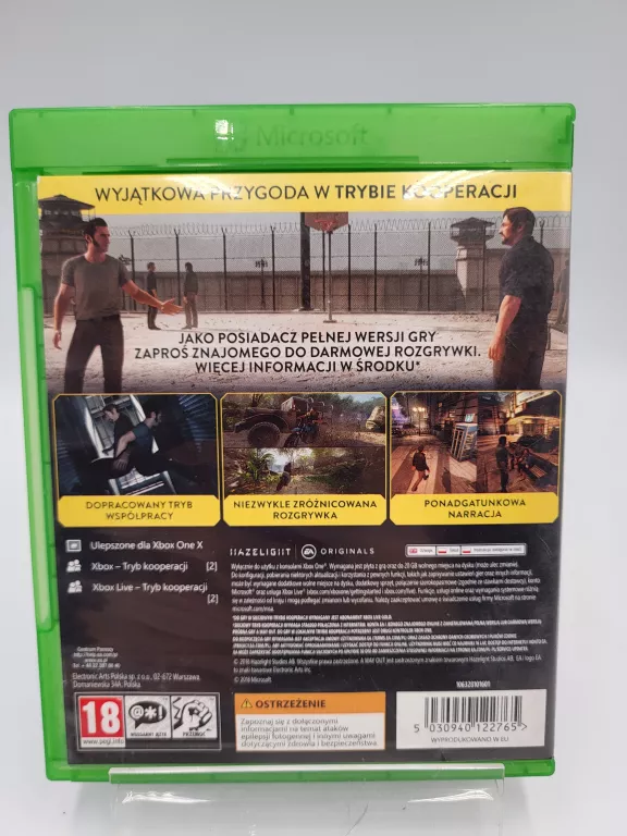 A WAY OUT PO POLSKU, FABUŁA DLA 2 GRACZY