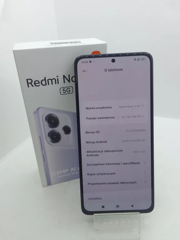 TELEFON XIAOMI REDMI NOTE 14 5G