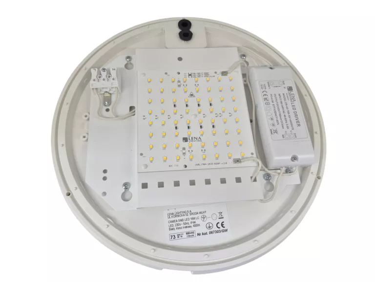 PLAFON CAMEA SMD LED 16W MAT BIAŁY 4000K IP44