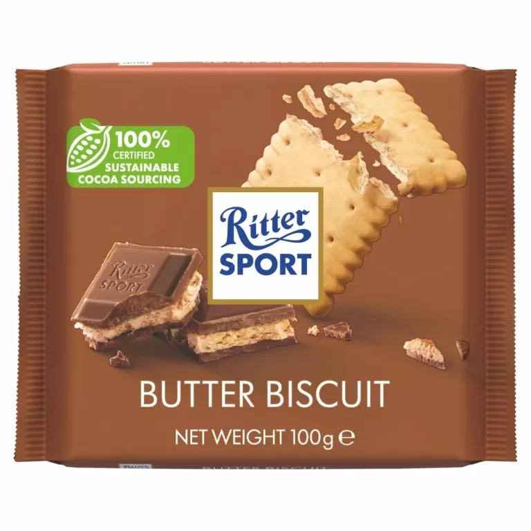 RITTER SPORT CZEKOLADA BUTTER BISCUIT 100G