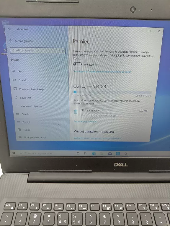 LAPTOP DELL INSPIRON 3583 INTEL PENTIUM CPU 5405U 4RAM/1TB/WIN 10HOME