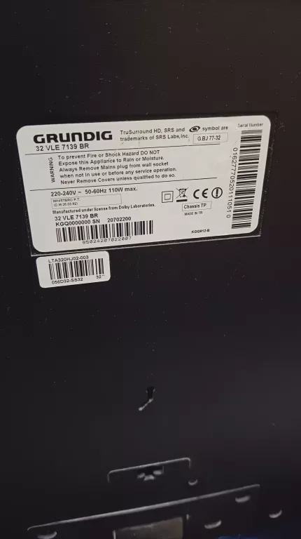 TELEWIZOR GRUNDIG 32 VLE 7139