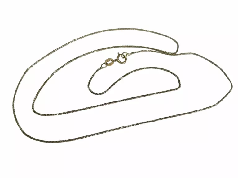 ZŁOTY ŁAŃCUSZEK 585 1,39G DŁ. 51 CM