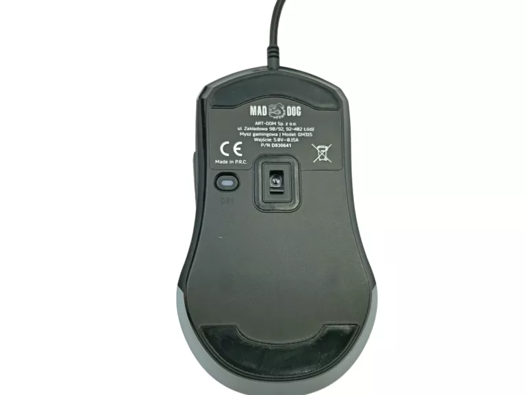 MYSZ PRZEWODOWA MAD DOG GM315 CZARNA