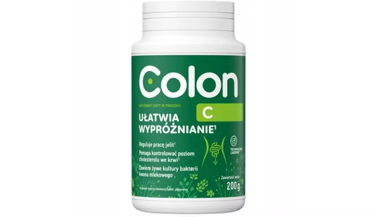 COLON C BŁONNIK W PROSZKU UŁATWIA WYPRÓŻNIANIE - 200G