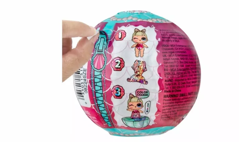 L.O.L. SURPRISE! MERMAIDS! SYRENKA LALECZKA SYRENKA OGON ZMIENIA KOLOR