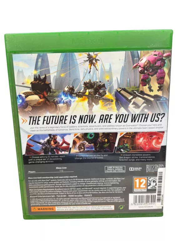 GRA XBOX ONE OVERWATCH ORIGINS EDITION