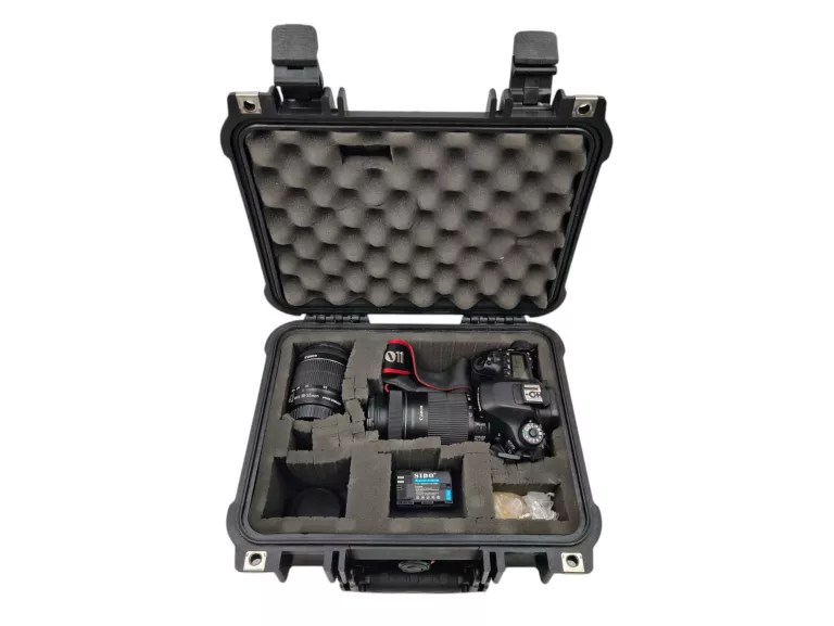 LUSTRZANKA CANON EOS 80D EF-S 55-250MM / EF-S 18-55MM PELI1400 2X BAT