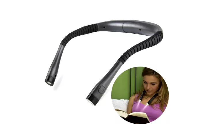 LAMPKA LED DO CZYTANIA KSIĄŻEK NA SZYJĘ USB