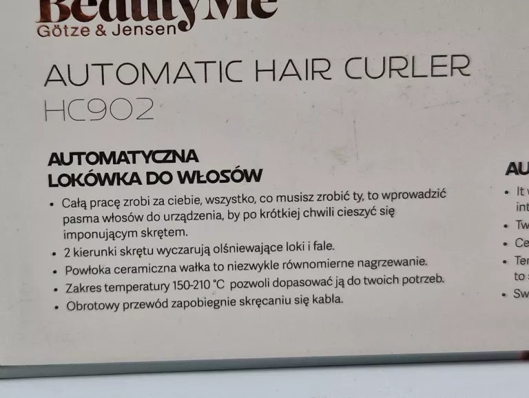 LOKÓWKA AUTOMATYCZNA BEAUTYME HC902 PUDELKO
