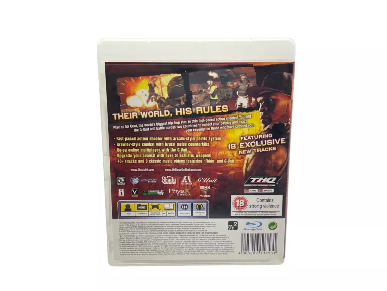 GRA 50 CENT: BLOOD ON THE SAND SONY PLAYSTATION 3