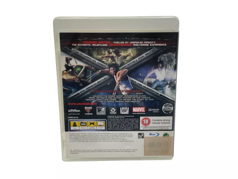 GRA X-MEN ORIGINS WOLVERINE: UNCAGED EDITION SONY PLAYSTATION 3