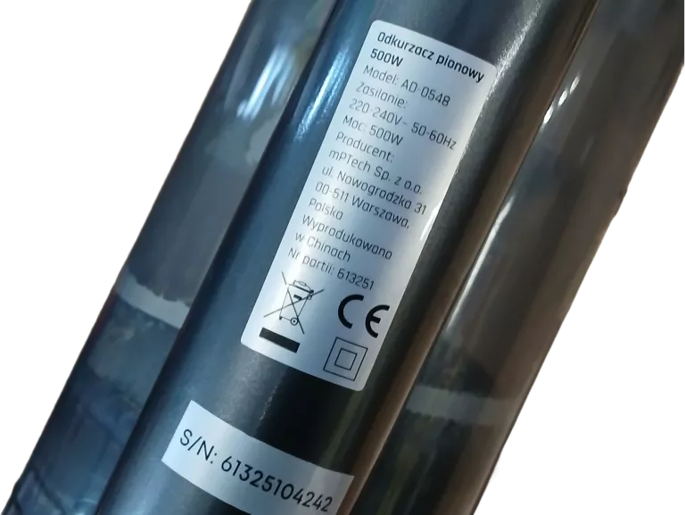 ODKURZACZ PIONOWY HOFFEN 500W AD-0548