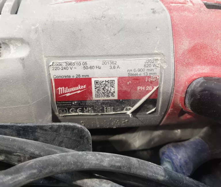 MŁOTOWIERTARKA MILWAUKEE PH28X SDS-PLUS 820W