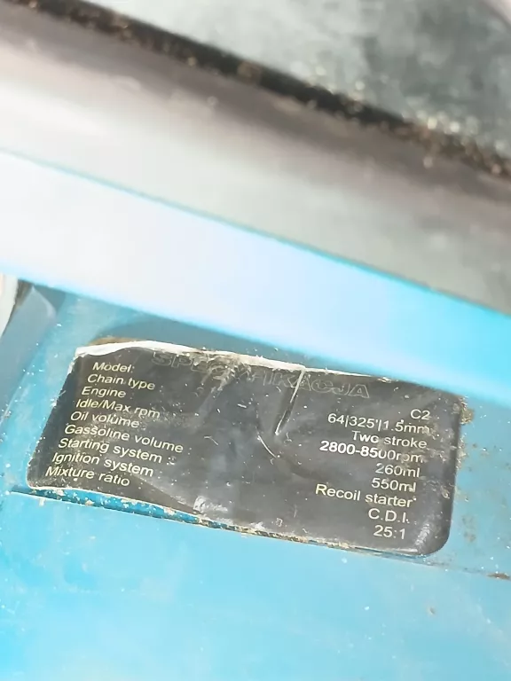 PIŁA SPALINOWA CAT 4,8K M