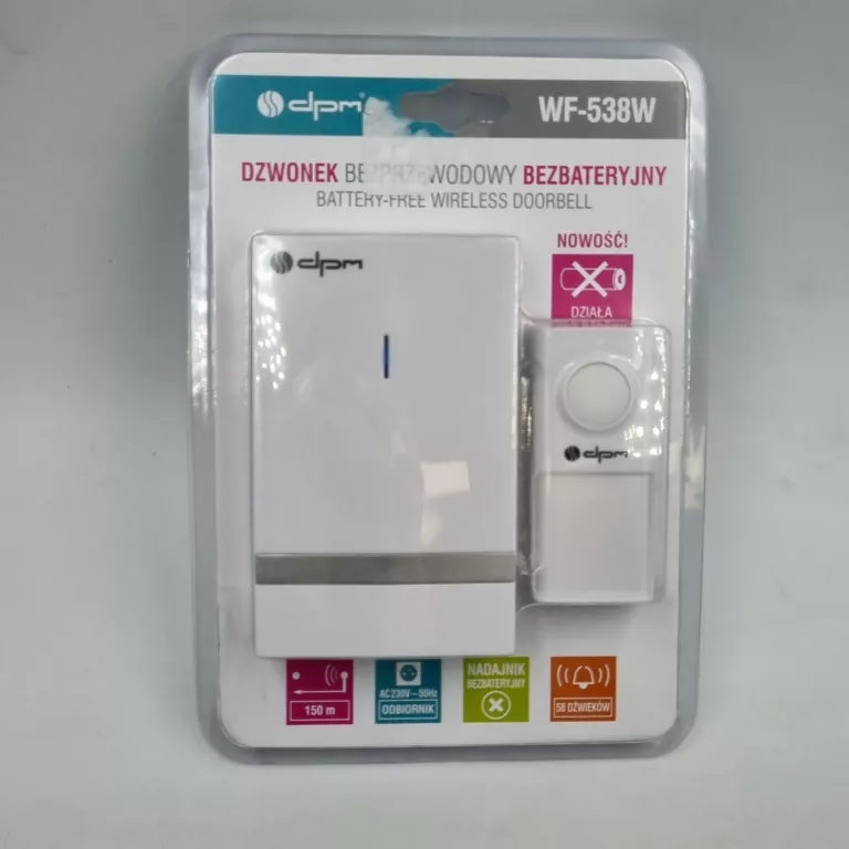 DZWONEK BEZPRZEWODOWY DPM WF538W 150 M