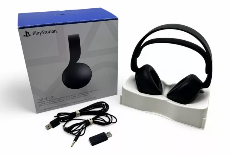 SŁUCHAWKI DO KONSOLI PS4/PS5/VR HEADSET SONY PULSE 3D BDB STAN! GWARANCJA!
