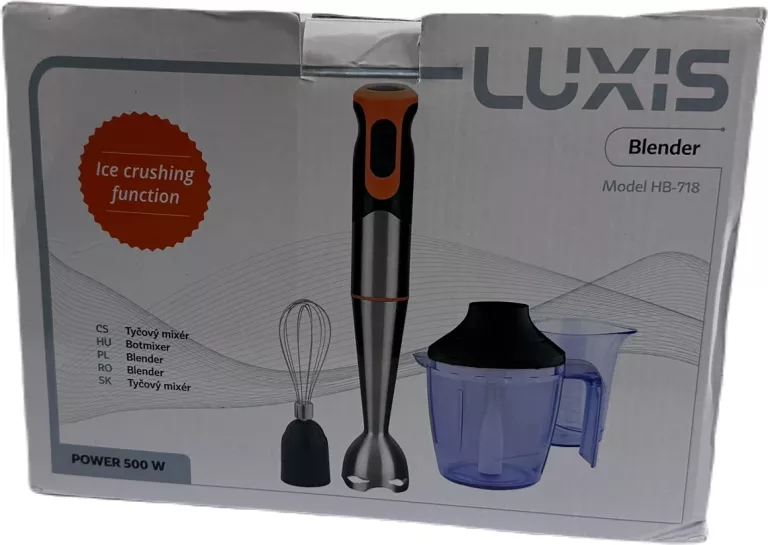 BLENDER RĘCZNY LUXIS HB-718 + AKCESORIE OKAZJA!!